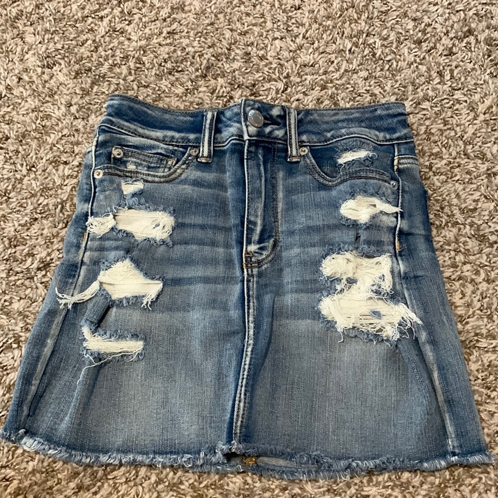 Womens jean skirt
